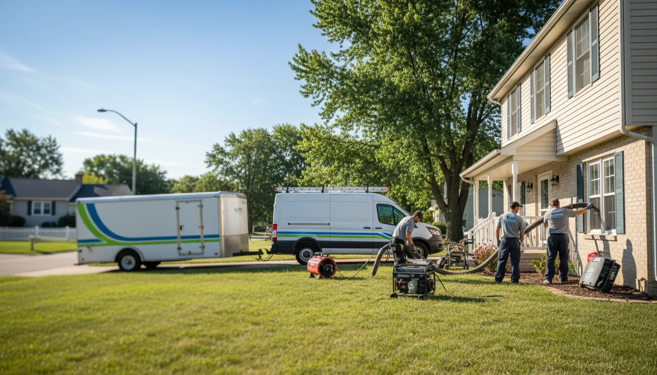 Flooded Basement Restoration And Cleanup With Repair in Princeton, KS near me